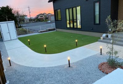 エクステリア 群馬県 みどり市 大間々 外構工事