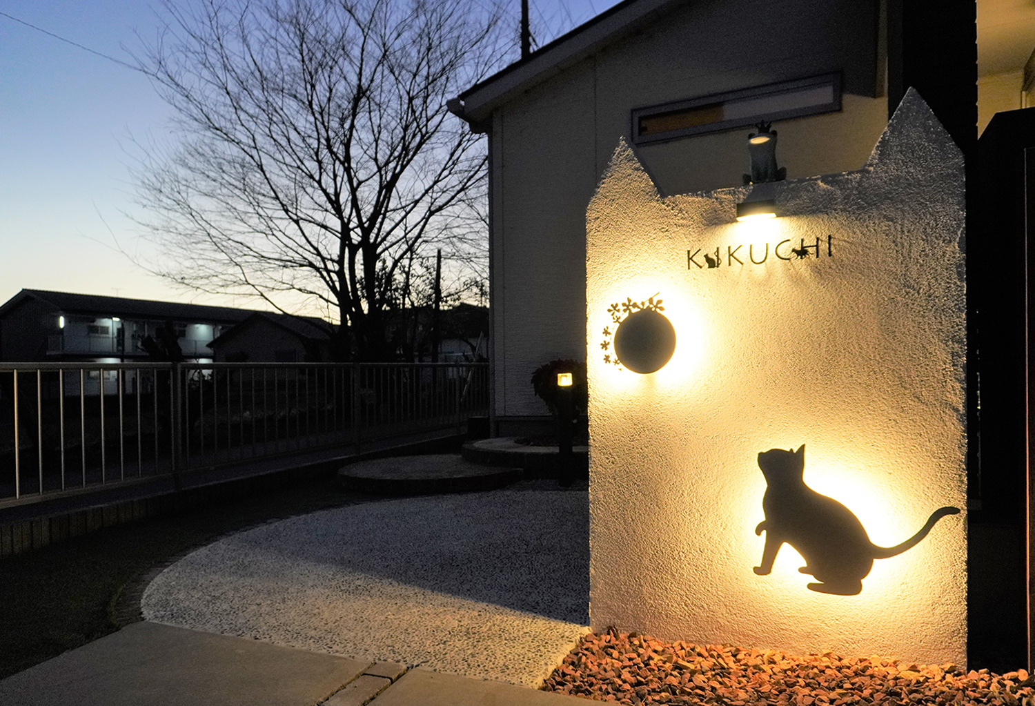 猫 門扉 目隠し 群馬県 太田市 K様邸 | 群馬 外構 エクステリア